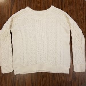 Forever 21 Women's Cable Knit Sweater Size Large